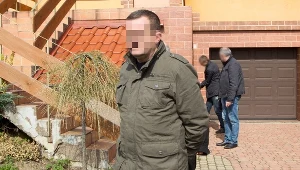 42-letni Dariusz P. przed domem w Jastrzębiu-Zdroju