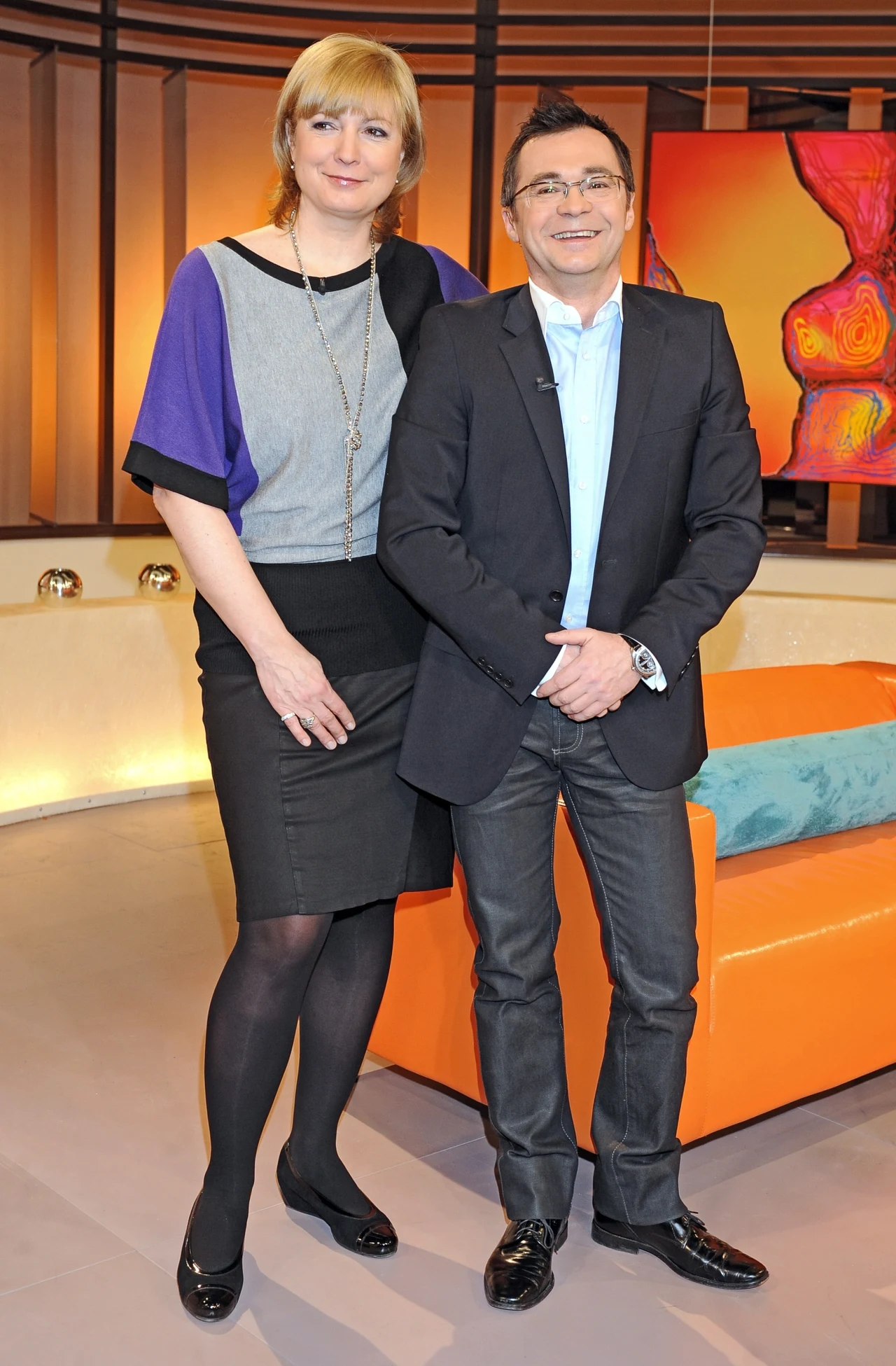 Iwona Schymalla i Paweł Pochwała w programie "Kawa czy herbata"