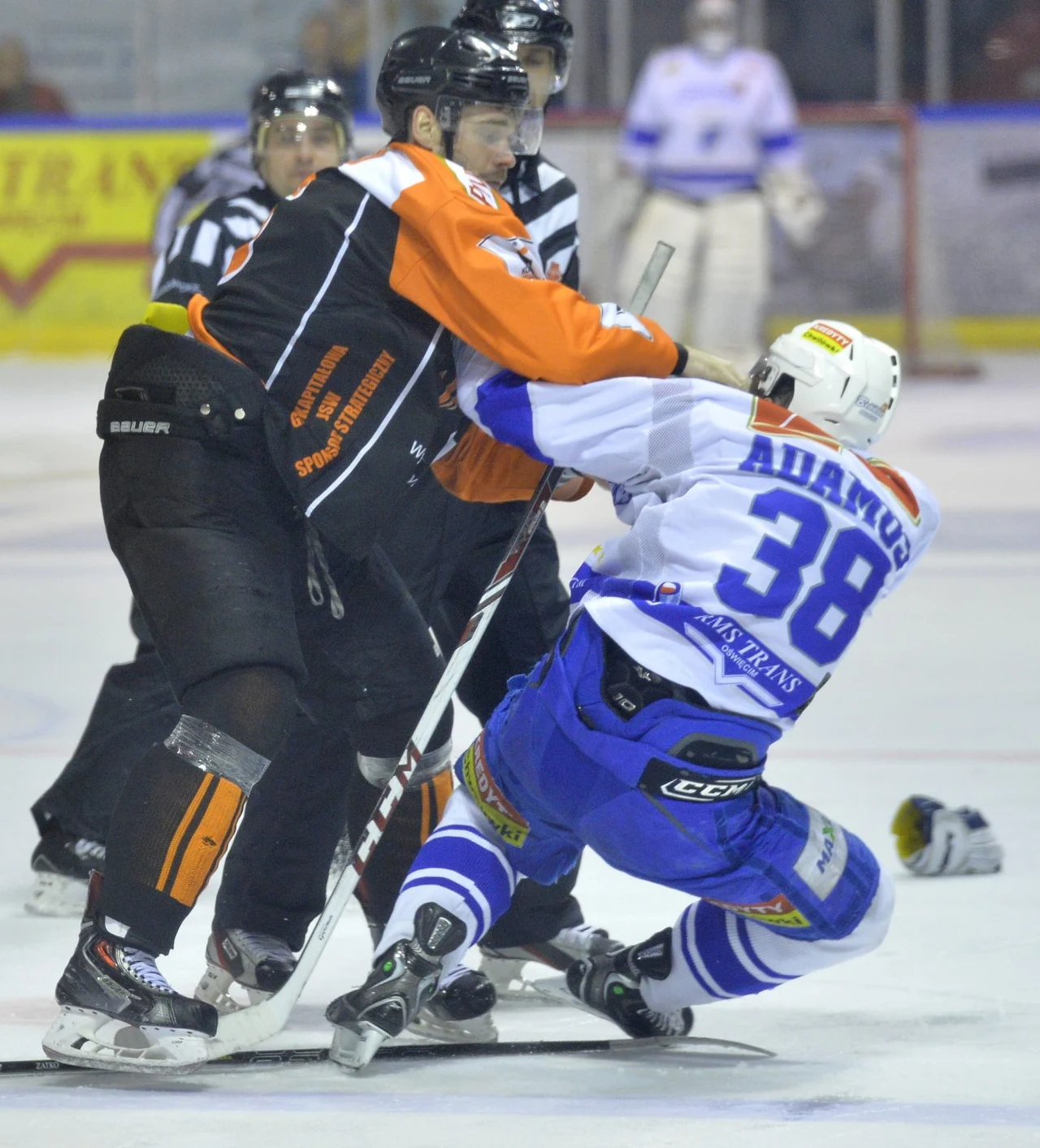 Jastrzębianie już po pierwszej tercji trzeciego meczu prowadzili 5-0 Jastrzębianie już po pierwszej tercji trzeciego meczu prowadzili 5-0