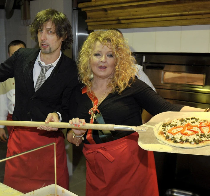 Magda Gessler i Szymon Majewski 