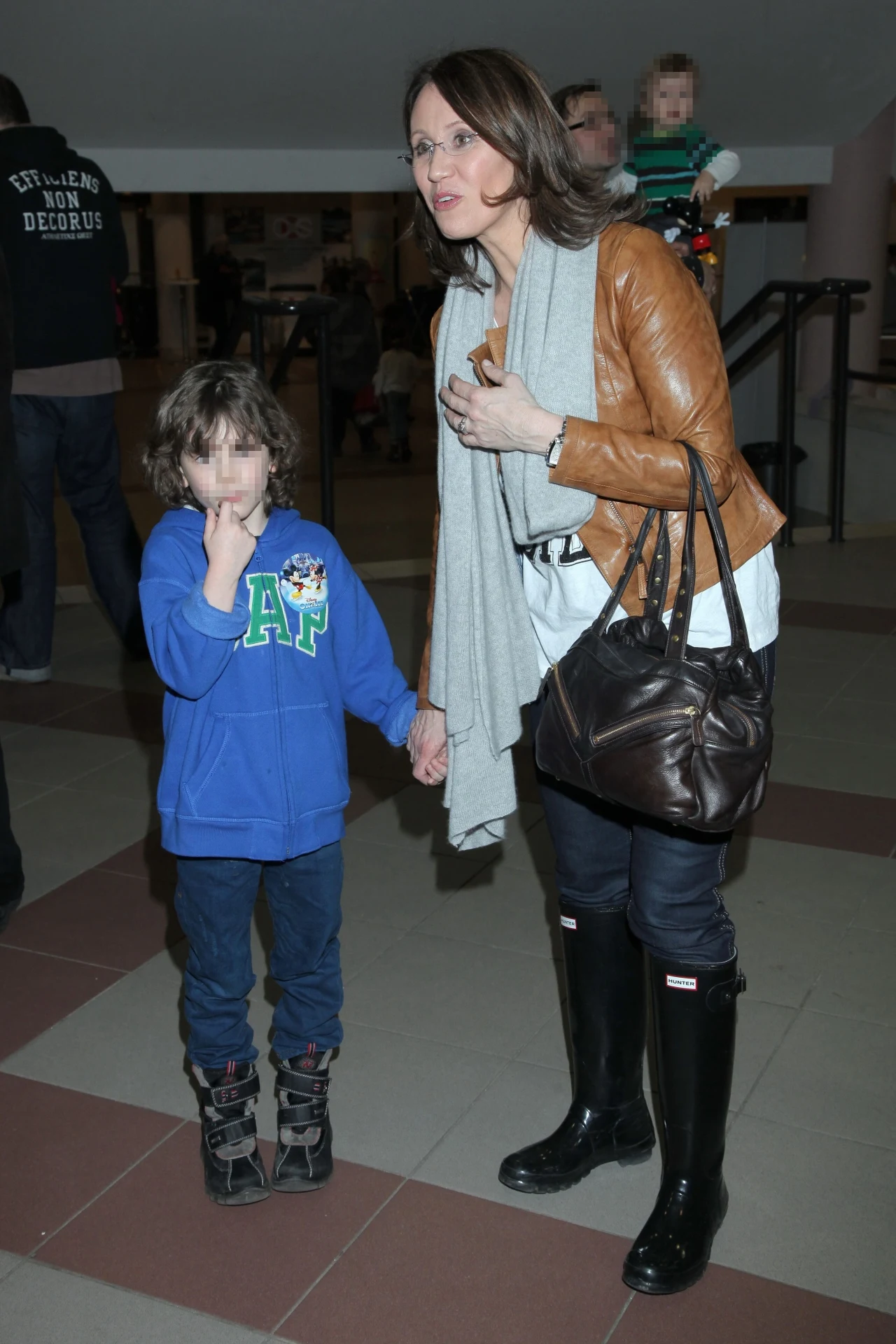 Anna Nowak-Ibisz z synem Vincentem