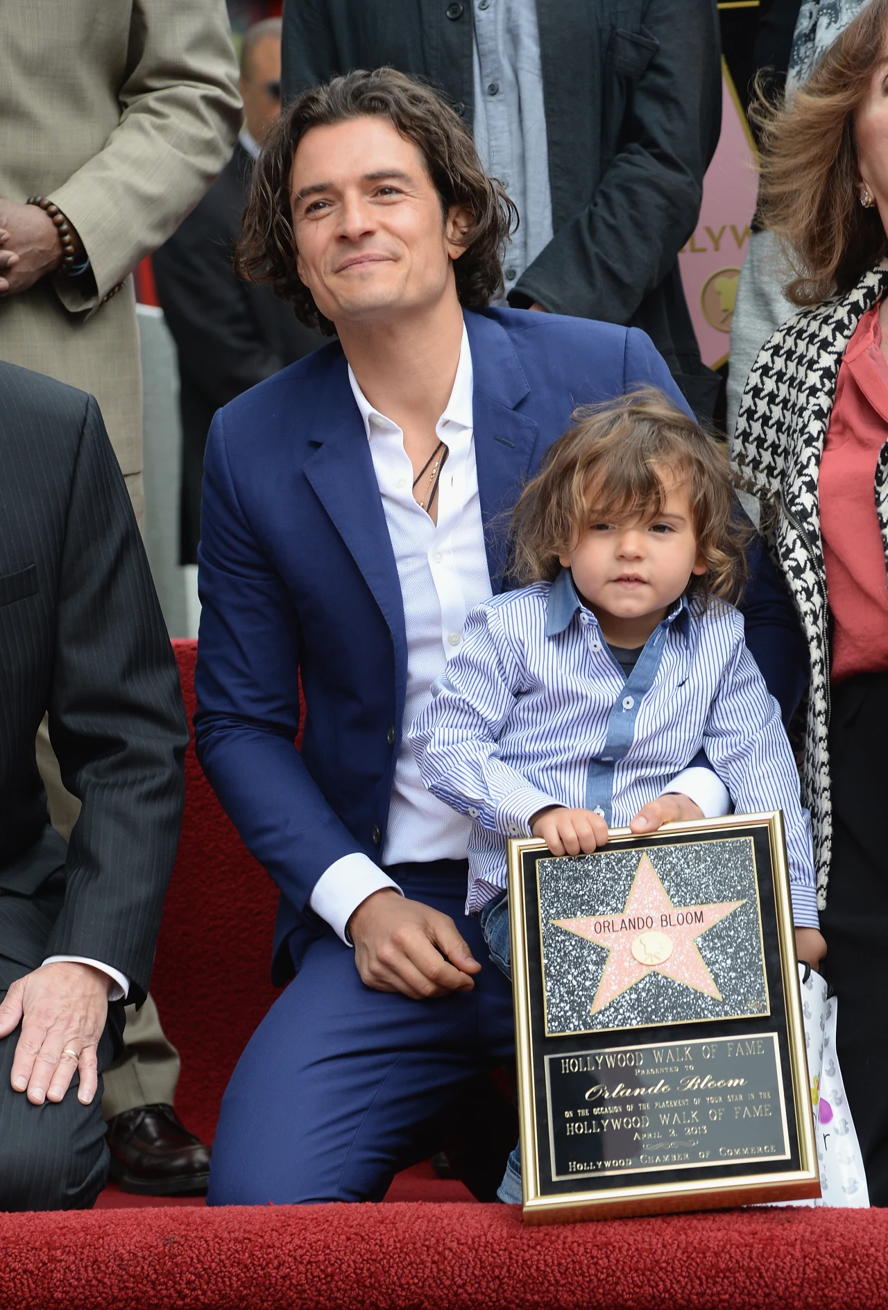 Orlando Bloom z synkiem