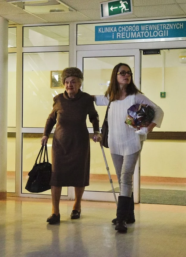 Monika Jaruzelska z mamą Barbarą