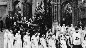 Pogrzeb Karola Szymanowskiego w kościele na Skałce w Krakowie