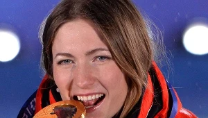 Daria Domraczewa z medalem w Soczi