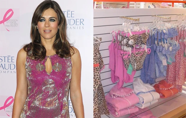 Elizabeth Hurley zaprojektowała ubranka dla dzieci