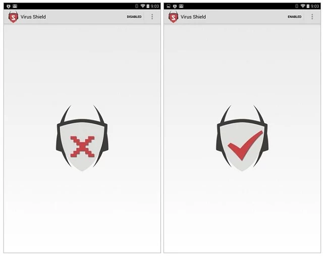 Jedyna funkcja Virus Shield to zmiana ikonki  Źródło: Android Police