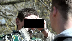 Zatrzymany mężczyzna