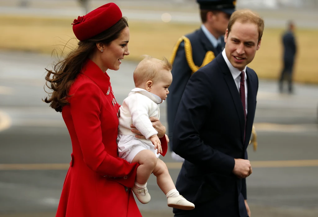 książę William, księżna Catherine i książę George książę William, księżna Catherine i książę George