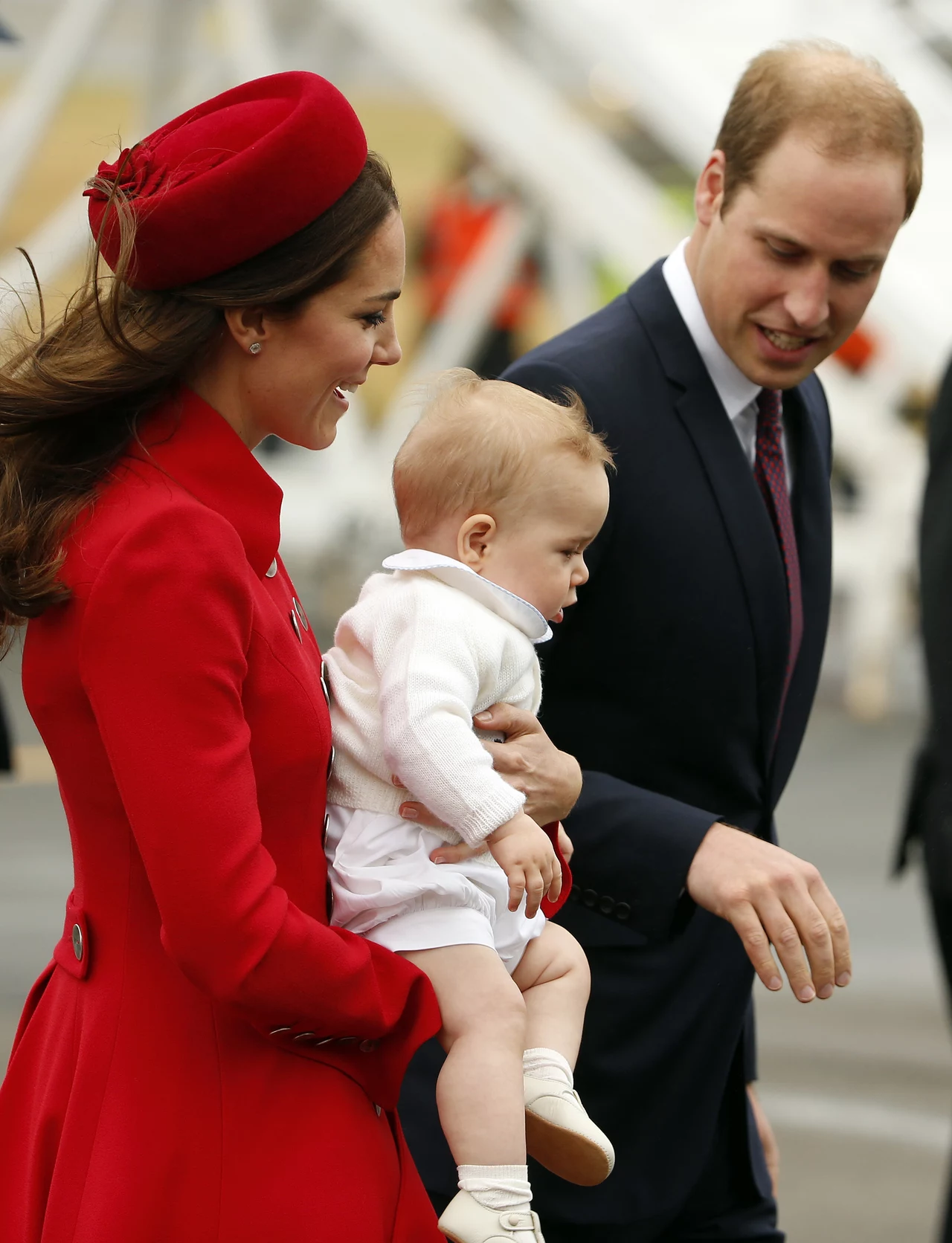 książę William, księżna Catherine i książę George książę William, księżna Catherine i książę George