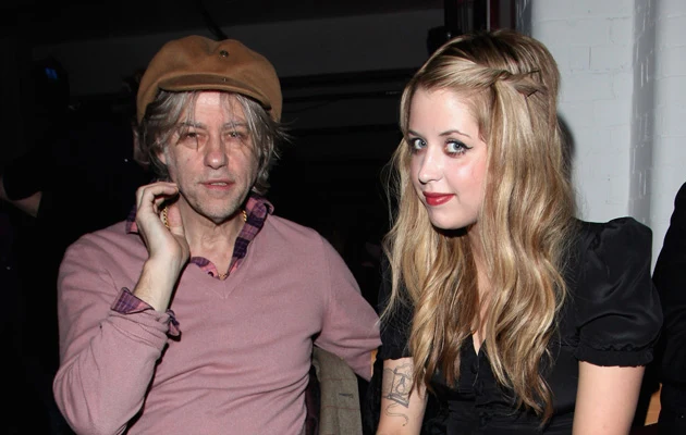 Bob Geldof z córką Peaches Geldof Bob Geldof z córką Peaches Geldof