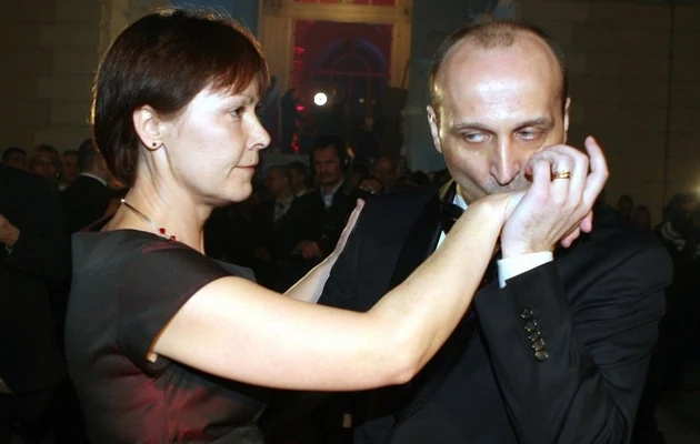 Kazimierz Marcinkiewicz z żoną Kazimierz Marcinkiewicz z żoną