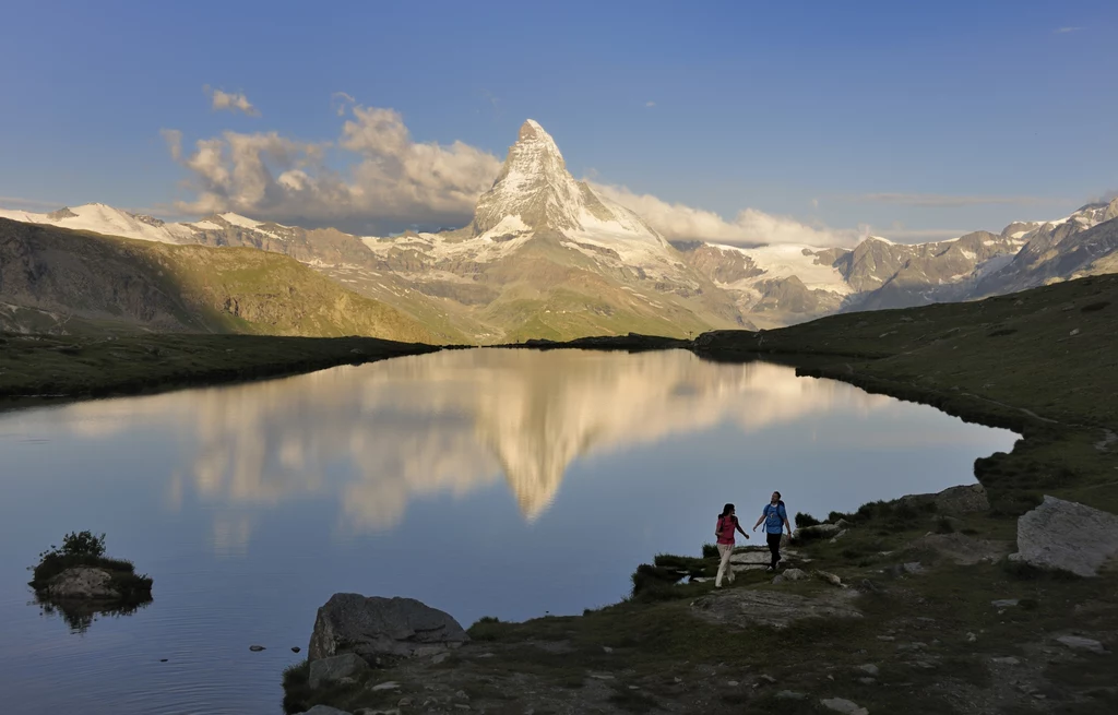 Zermatt leży u stóp lodowca Klein Matterhorn