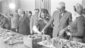 Srebro Funduszu Obrony Narodowej odzyskane od Francuzów, ekspozycja w Narodowym Banku Polskim