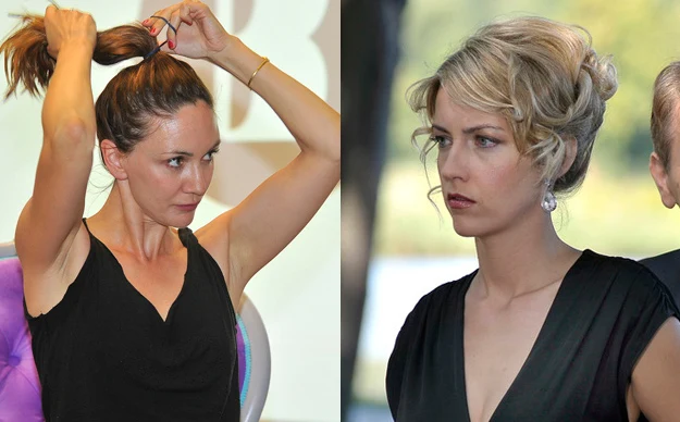 Ilona Ostrowska jest wobec młodszej koleżanki bardzo surowa Ilona Ostrowska jest wobec młodszej koleżanki bardzo surowa