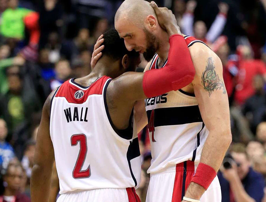 John Wall i Marcin Gortat
