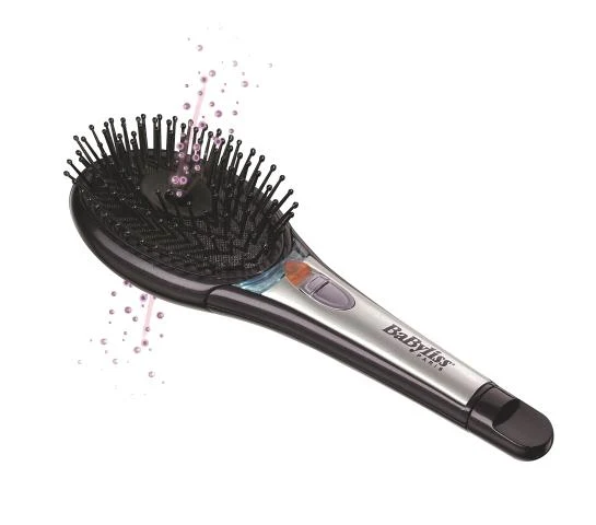 Jonizująca szczotka zapobiega puszeniu się włosów, Babyliss, 169 zł. Jonizująca szczotka zapobiega puszeniu się włosów, Babyliss, 169 zł.