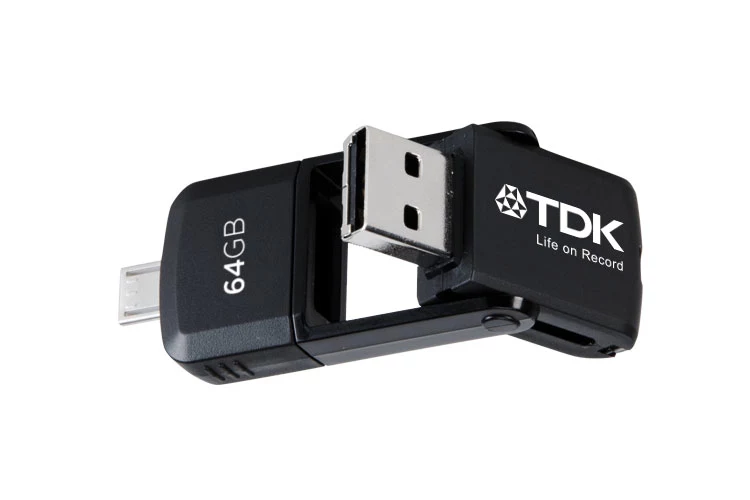 Pendrive 2 w 1 marki TDK Life on Record