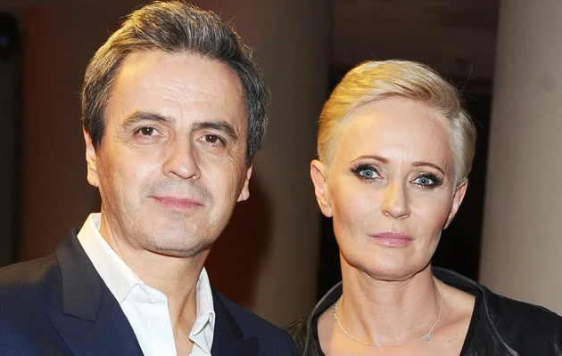 Piotr Polk z Joanną Gajewską