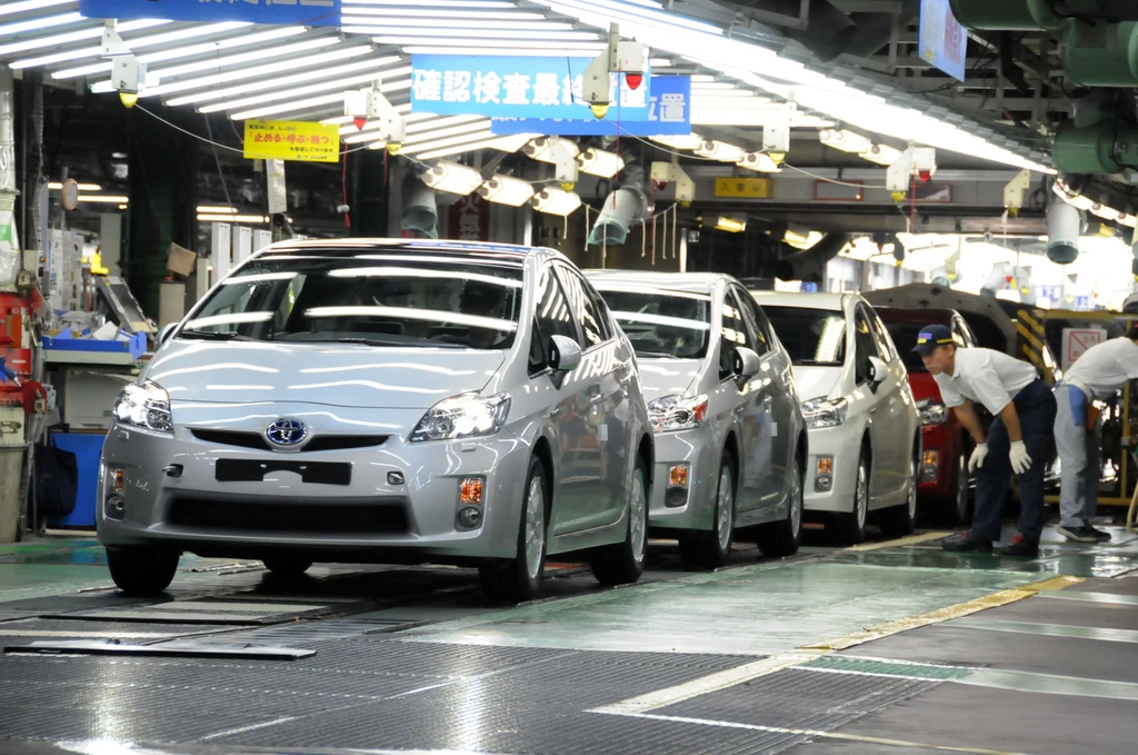 Produkcja Toyoty Prius w Japonii