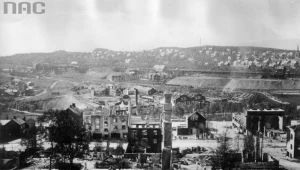 Narwik - miasto zniszczone po walkach