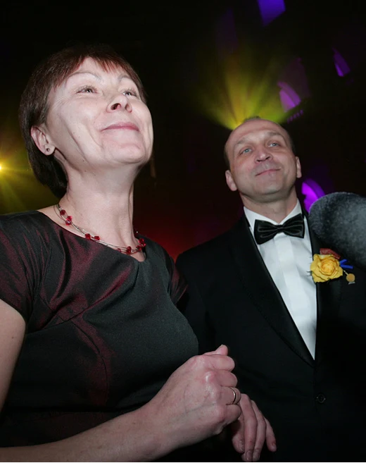 Kazimierz Marcinkiewicz z byłą żoną, Marią Kazimierz Marcinkiewicz z byłą żoną, Marią