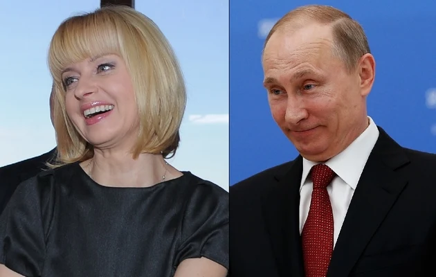 Jolanta Pieńkowska i Władimir Putin