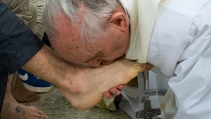 W zeszłym roku Franciszek dokonał obrzędu umycia nóg w zakładzie karnym dla nieletnich