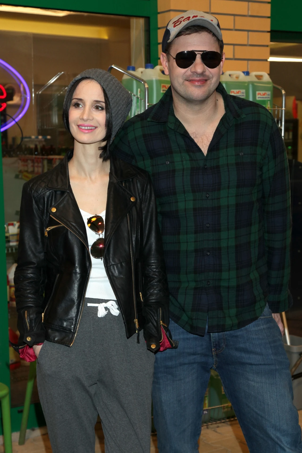 Viola Kołakowska i Timek Karolak na planie "Barona 24"