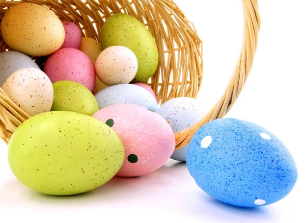 Kolorowe jajka to symbol Wielkanocy