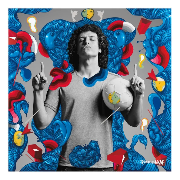 David Luiz, autor grafiki - Ricardo AKN David Luiz, autor grafiki - Ricardo AKN