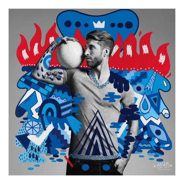 Sergio Ramos, autor grafiki - Zosen Sergio Ramos, autor grafiki - Zosen