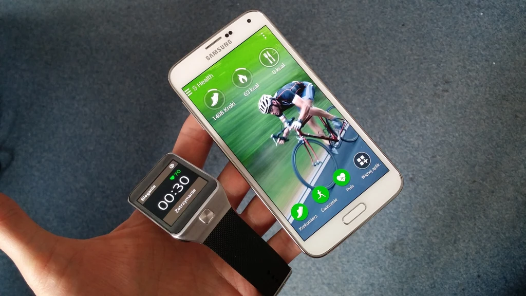 S-Health - aplikacja Samsunga, z którą synchronizują się nasze sportowe wyczyny z Gear 2 (i Gear Fit)