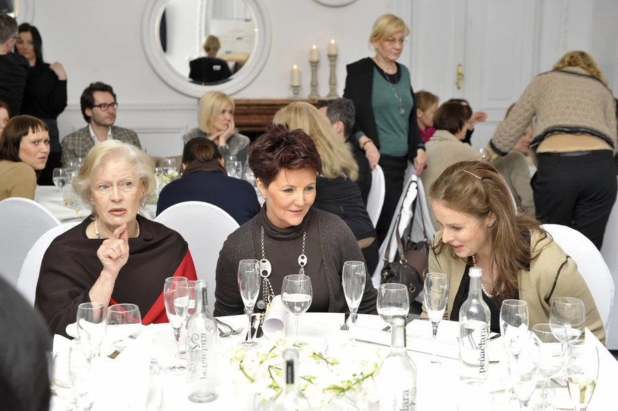 Beata z córką i Jolantą Kwaśniewską