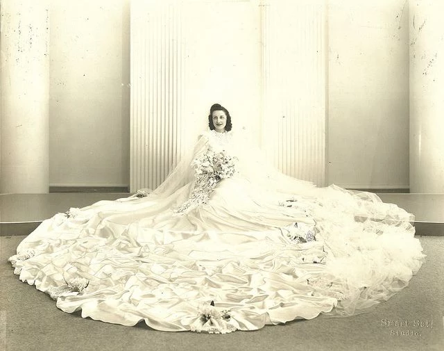 Dawna moda ślubna - 1940