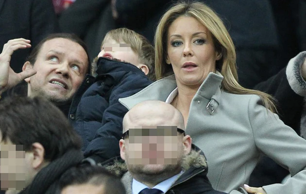 Małgosia Rozenek i Radek Majdan na meczu Małgosia Rozenek i Radek Majdan na meczu