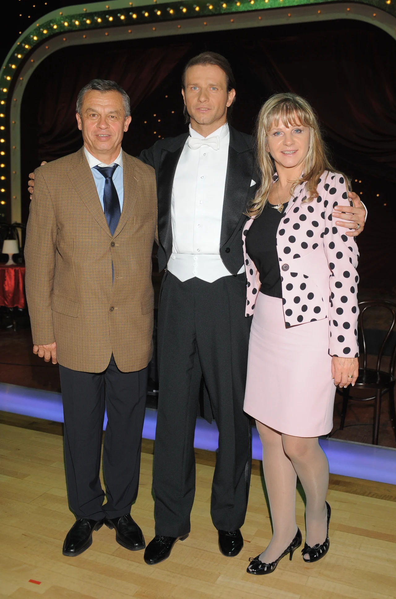 Radek Majdan z rodzicami Radek Majdan z rodzicami