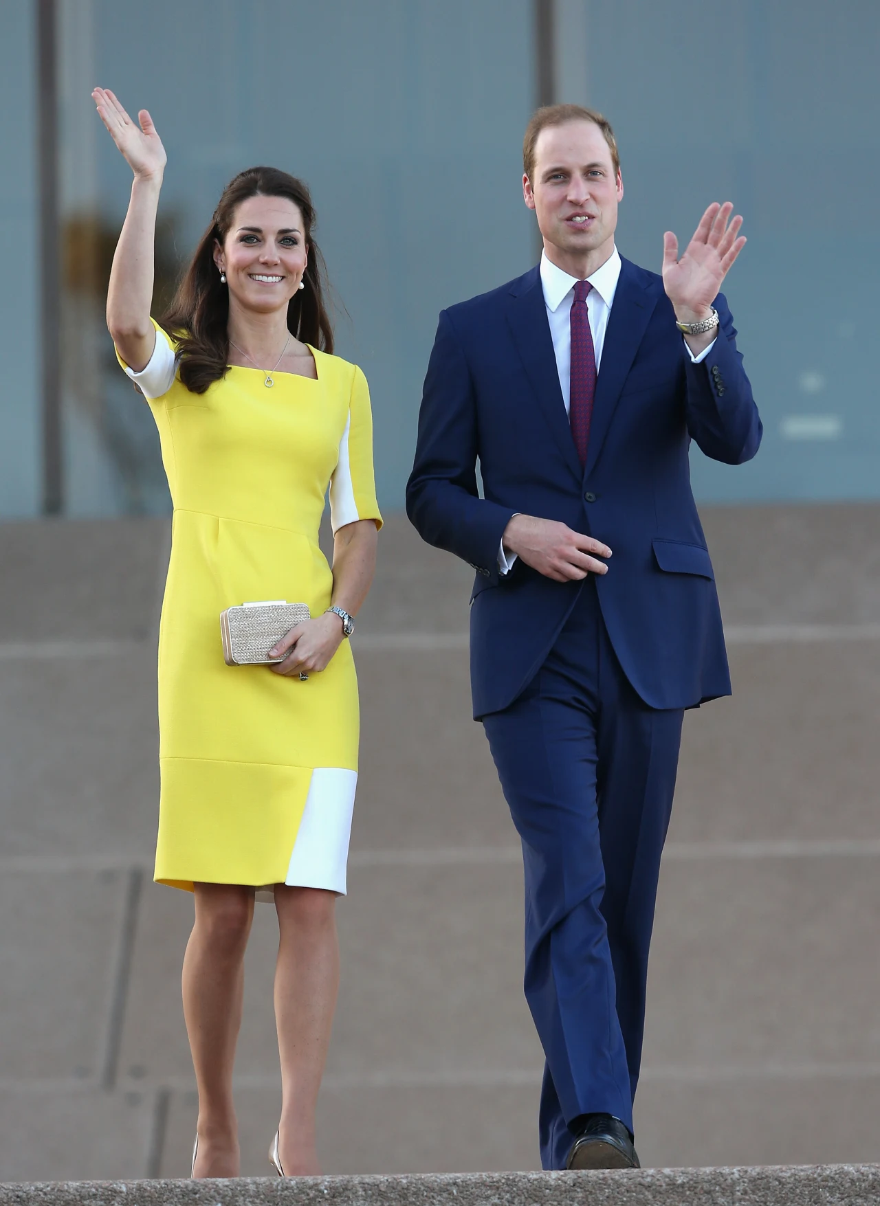 Kate Middleton w żółtej sukience