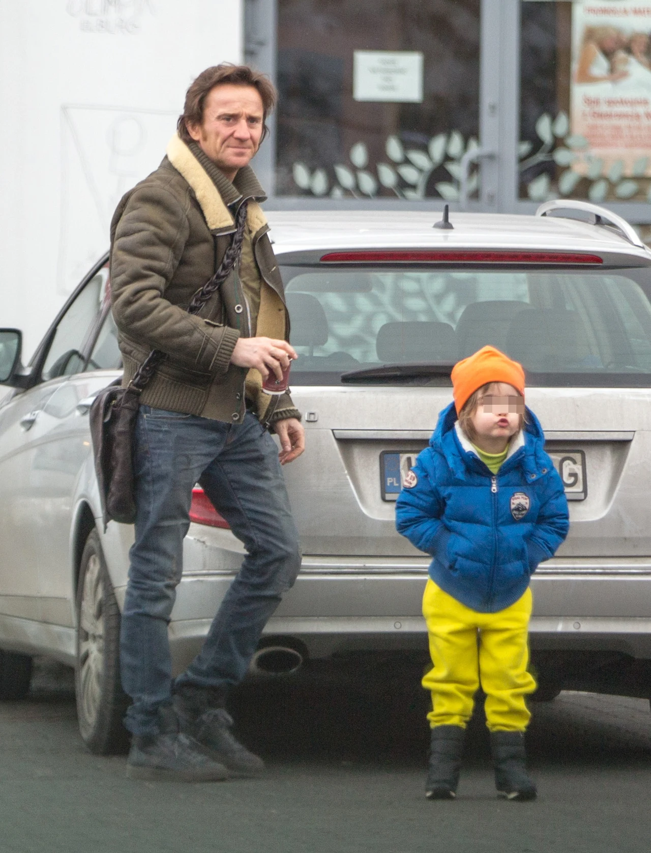 Paweł Wilczak z drugim synem Paweł Wilczak z drugim synem