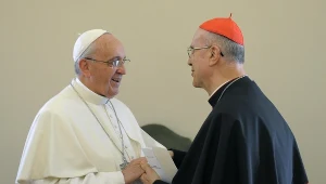 Papież Franciszek i kardynał Tarcisio Bertone