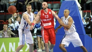 Czy Mike Taylor poprawi grę polskich koszykarzy? Na zdjęciu lider kadry Marcin Gortat