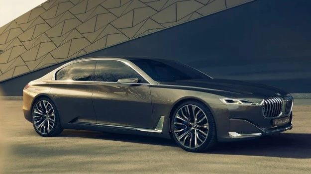 Koncepcyjne BMW Vision Future Luxury, zapowiadające nową serię 7.