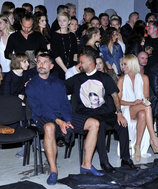 Michał Piróg i Andrzej Sobolewski na pokazie Przybylskiego w czerwcu 2013 roku