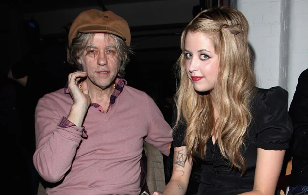 Bob Geldof z córką Peaches Geldof Bob Geldof z córką Peaches Geldof