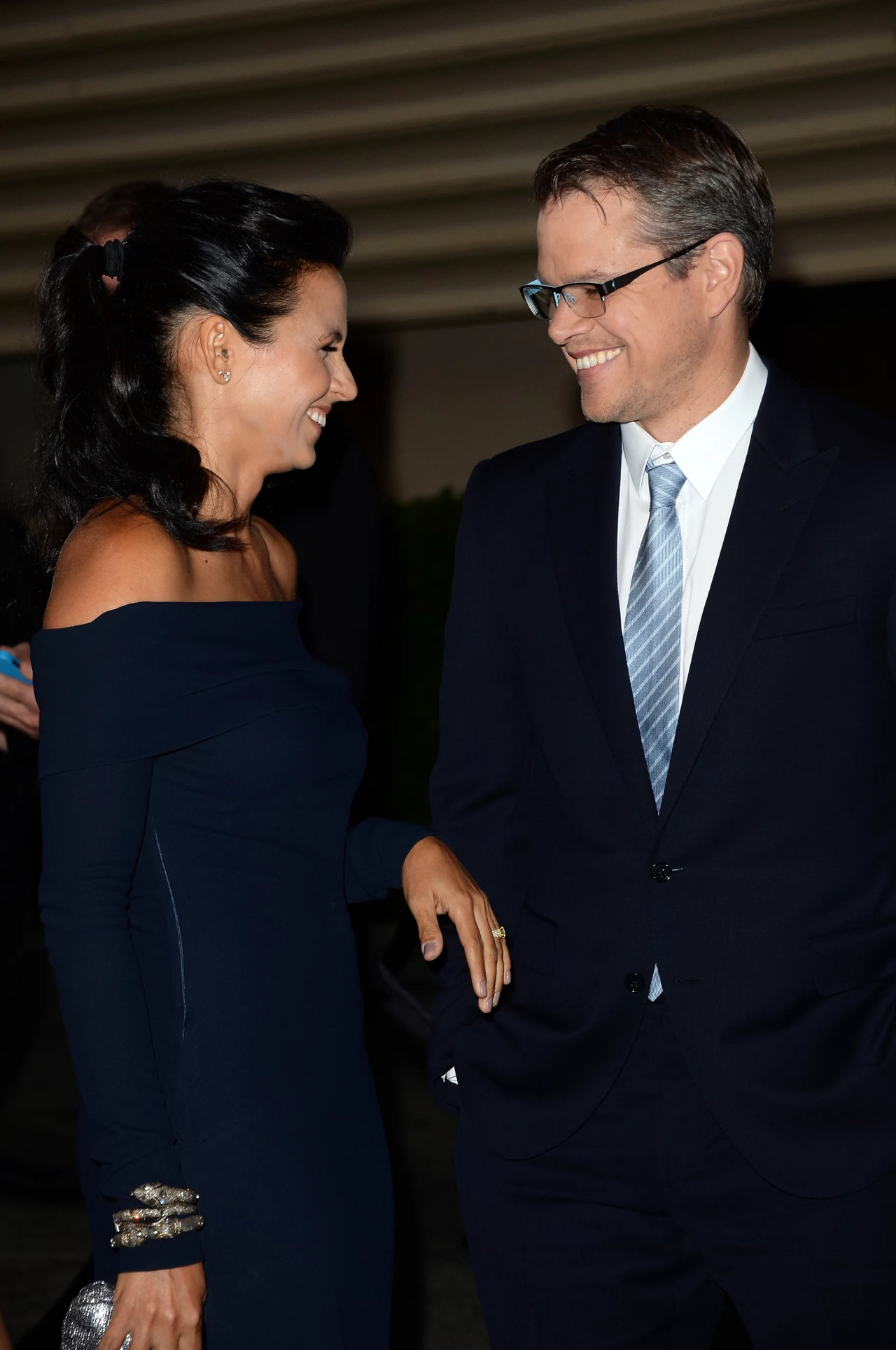 Matt Damon i Luciana Barroso Matt Damon i Luciana Barroso