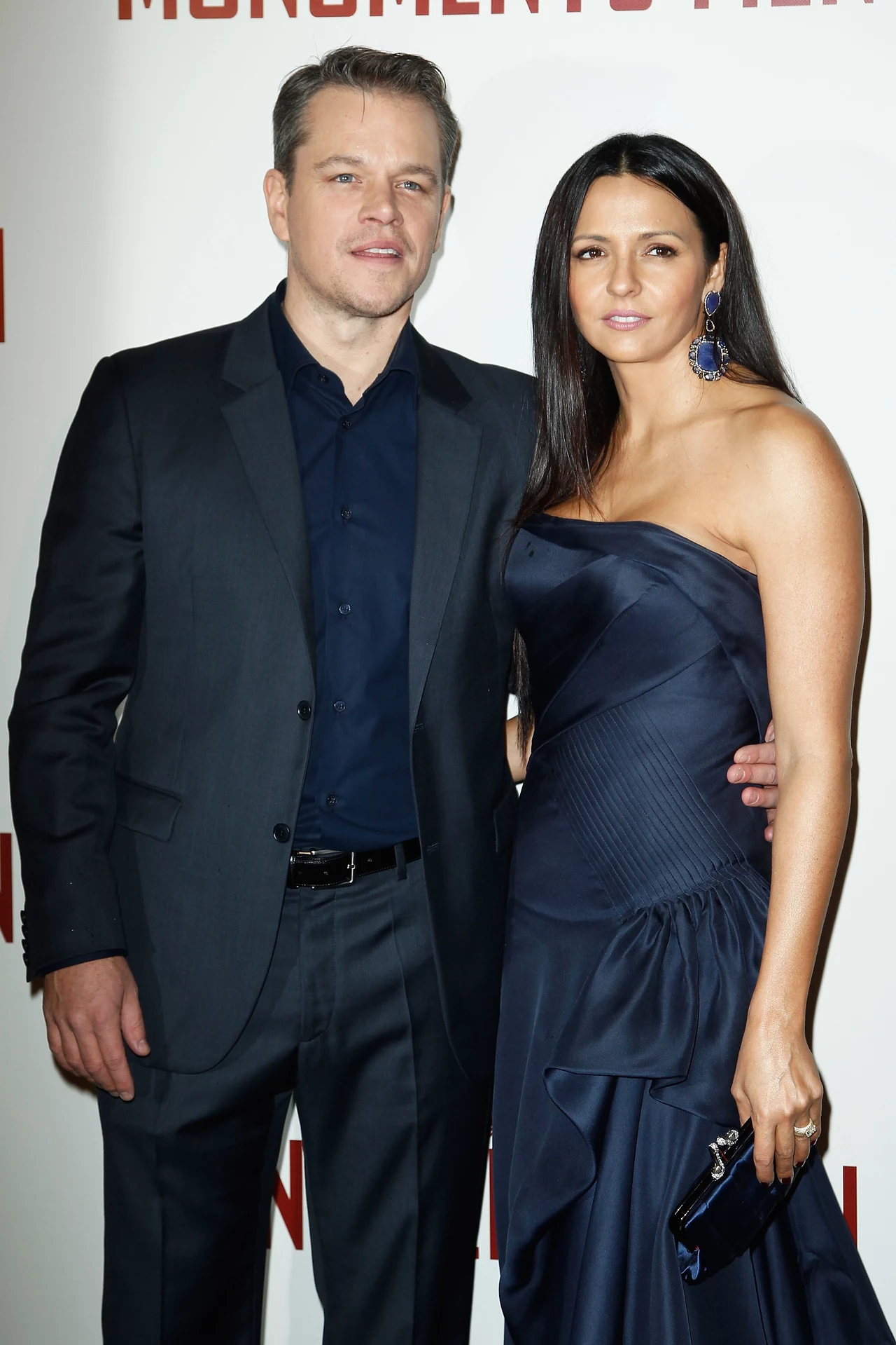 Matt Damon i Luciana Barroso Matt Damon i Luciana Barroso