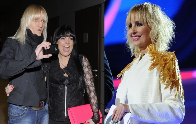 Piotr Krajewski z żoną i Agnieszka Szulim Piotr Krajewski z żoną i Agnieszka Szulim