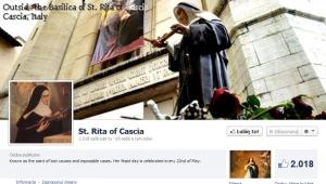 Jedna z wielu stron poświęconych św. Ricie