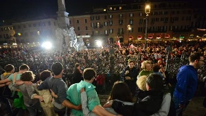 Pielgrzymi na Piazza Navona