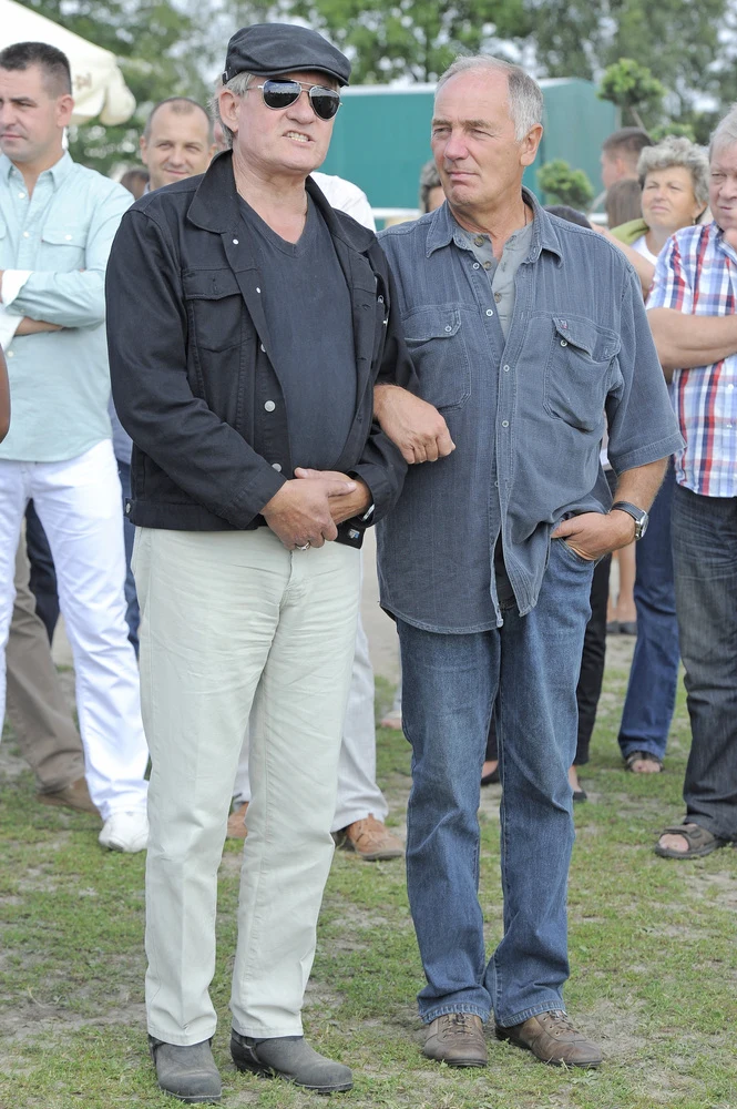 Marek Frąckowiak z przyjacielem Karolem Strasburgerem Marek Frąckowiak z przyjacielem Karolem Strasburgerem